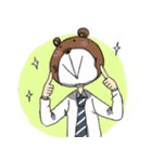 Mr.bear head（個別スタンプ：26）