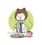 Mr.bear head（個別スタンプ：27）