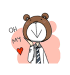 Mr.bear head（個別スタンプ：28）