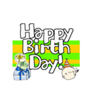 にゃん吉 ありがと~HappyBirthdayでか文字2（個別スタンプ：36）