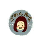 ぱっつんおかっぱガールAOI（個別スタンプ：12）