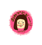 ぱっつんおかっぱガールAOI（個別スタンプ：15）