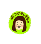 ぱっつんおかっぱガールAOI（個別スタンプ：21）