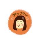 ぱっつんおかっぱガールAOI（個別スタンプ：35）