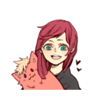 Ginger and his happy companion（個別スタンプ：25）