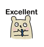 People Bear Office Mode English Version（個別スタンプ：2）