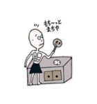 つきなみガイコツ（個別スタンプ：7）