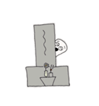 つきなみガイコツ（個別スタンプ：21）
