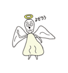 つきなみガイコツ（個別スタンプ：24）