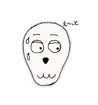 つきなみガイコツ（個別スタンプ：37）
