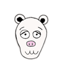 つきなみガイコツ（個別スタンプ：39）