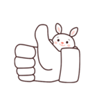 poly Rabbit（個別スタンプ：3）