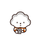 Mr. White Cloud ( Let's say hi )（個別スタンプ：1）