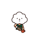 Mr. White Cloud ( Let's say hi )（個別スタンプ：14）