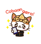 Cute Sundanise Cat from Indonesia（個別スタンプ：3）