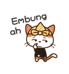 Cute Sundanise Cat from Indonesia（個別スタンプ：4）
