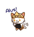 Cute Sundanise Cat from Indonesia（個別スタンプ：8）