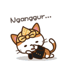 Cute Sundanise Cat from Indonesia（個別スタンプ：16）