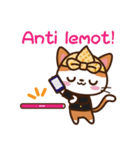 Cute Sundanise Cat from Indonesia（個別スタンプ：19）