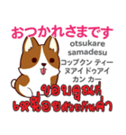 犬の毎日 日本語タイ語（個別スタンプ：14）