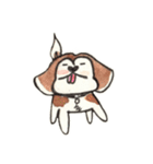 ビーグル犬＜りーファイマン＞（個別スタンプ：4）