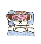 ビーグル犬＜りーファイマン＞（個別スタンプ：13）