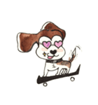ビーグル犬＜りーファイマン＞（個別スタンプ：27）