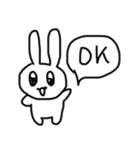 私のうさぎ！2（個別スタンプ：3）