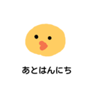 ひよことカウントダウン（個別スタンプ：5）