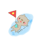 ゆるふわラッコのまいにち（個別スタンプ：7）