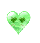 LOVE！heart♡green（個別スタンプ：14）
