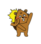 bubu and barbie (beaver)（個別スタンプ：7）