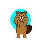 bubu and barbie (beaver)（個別スタンプ：12）