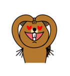 bubu and barbie (beaver)（個別スタンプ：13）