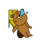 bubu and barbie (beaver)（個別スタンプ：20）