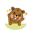 bubu and barbie (beaver)（個別スタンプ：22）