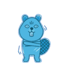 bubu and barbie (beaver)（個別スタンプ：26）