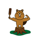 bubu and barbie (beaver)（個別スタンプ：31）
