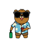 bubu and barbie (beaver)（個別スタンプ：39）