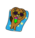 bubu and barbie (beaver)（個別スタンプ：40）