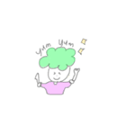ぶろっこりーちゃん:0（個別スタンプ：7）
