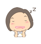 A chubby Air Force girl（個別スタンプ：3）