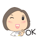 A chubby Air Force girl（個別スタンプ：33）