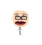 Moody's faces（個別スタンプ：38）
