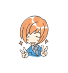 ほんわかブレザー男子（個別スタンプ：2）