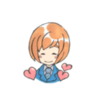 ほんわかブレザー男子（個別スタンプ：7）