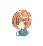 ほんわかブレザー男子（個別スタンプ：8）