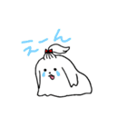 ふさふさのマルチーズ（個別スタンプ：10）