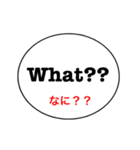 【英語】手描き文字♡15（個別スタンプ：11）