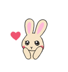 大人女子うさぎ（個別スタンプ：2）